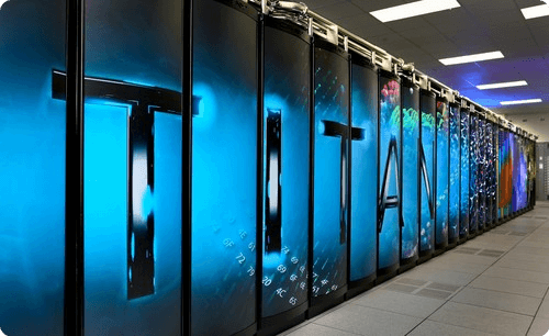 Производительность нового суперкомпьютера Cray Titan свыше 20 петафлопс. Фото.
