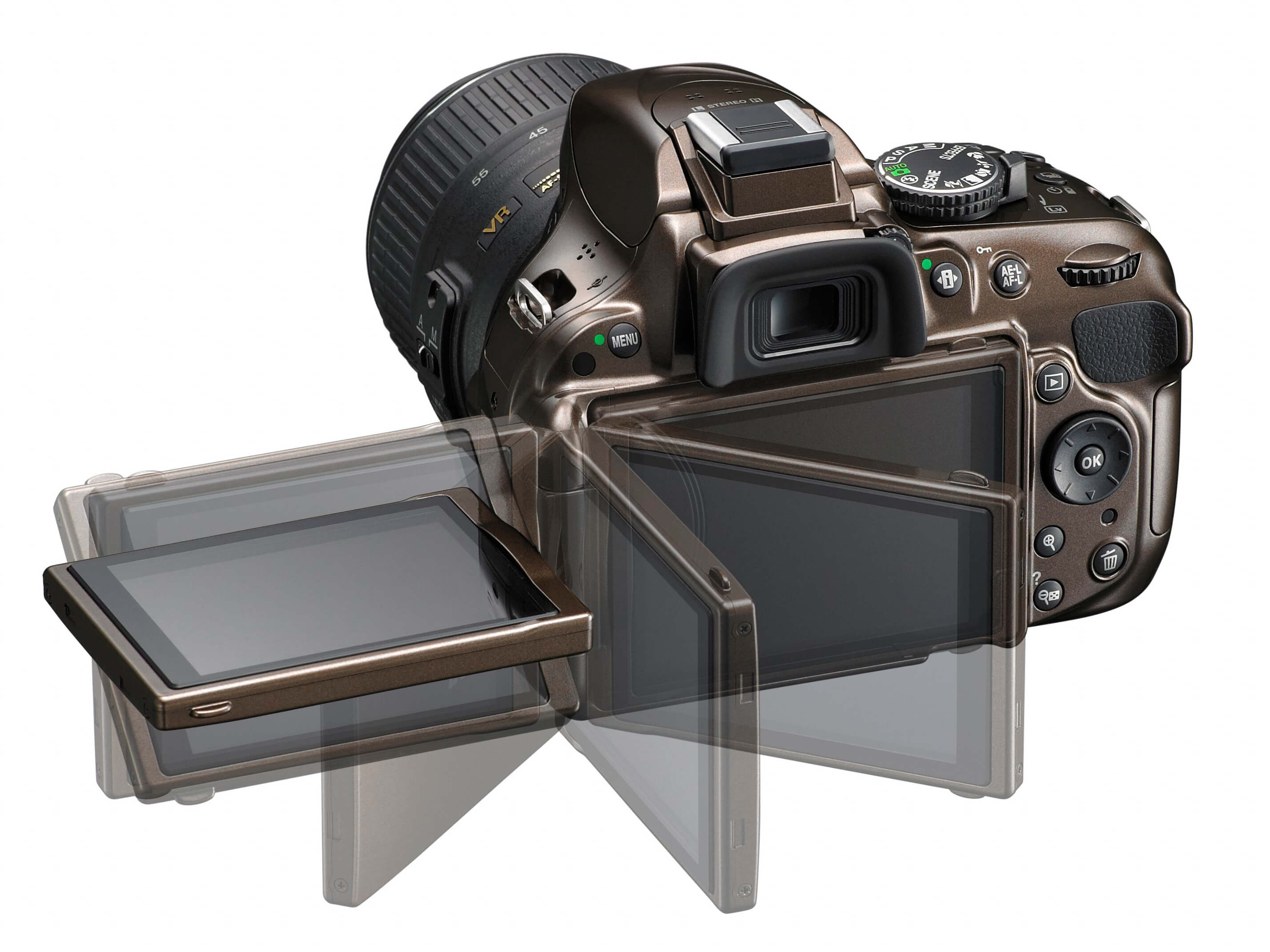 Nikon D5200 - поворотный дисплей