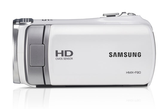 Samsung HMX-F90 - вид сбоку Samsung HMX-F90 - вид сбоку