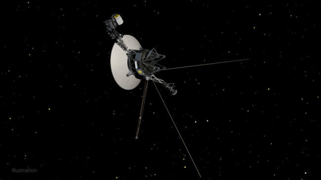 Вояджер-1 обнаружил загадку на границе нашей солнечной системы. Фото.