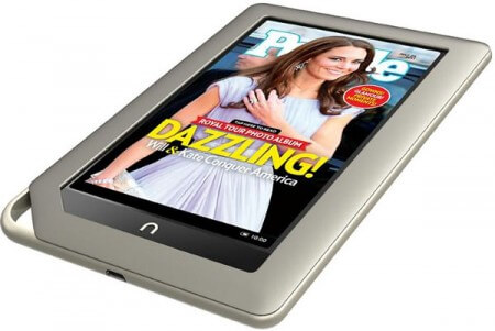 На ридер Nook Tablet можно устанавливать сторонние приложения. Фото.