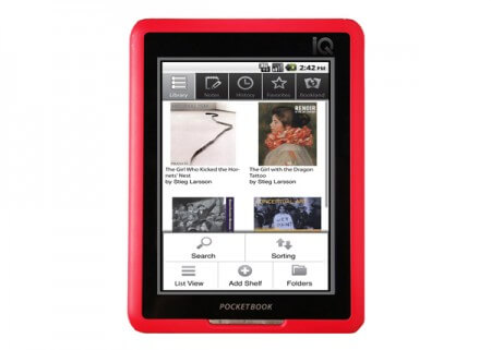 PocketBook IQ 701: 7-дюймовый ридер-планшет на базе Android. Фото.