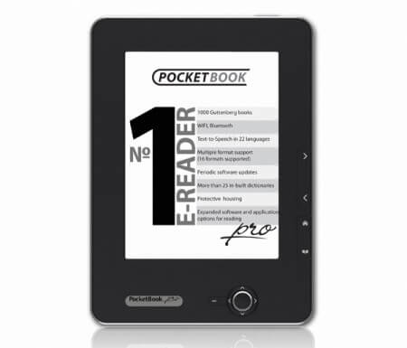PocketBook Pro 612: функциональный 6-дюймовый ридер с экраном E-Ink. Фото.