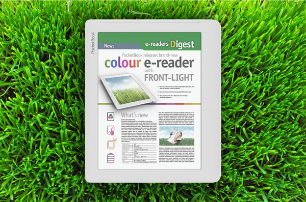 PocketBook выпустит первым в мире цветной E-Ink-ридер с подсветкой в июне. Фото.
