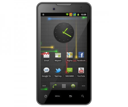 Смартфон-«лопата» Highscreen Yummy Duo: две «симки» и Android. Фото.