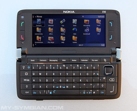 Обзор коммуникатора Nokia E90. Фото.