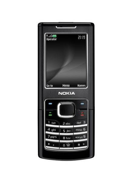 Тонкий телефон Nokia 6500 Classic. Фото.