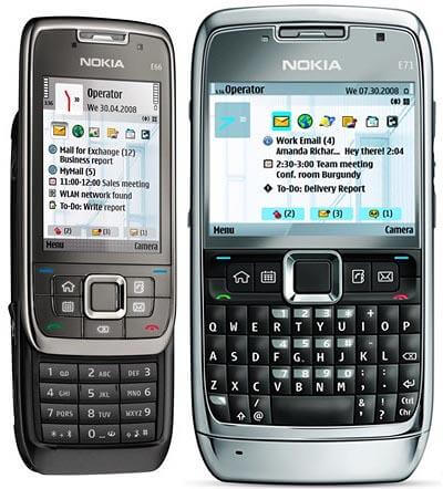 Первый взгляд на Nokia E71 и Nokia E66. Фото.