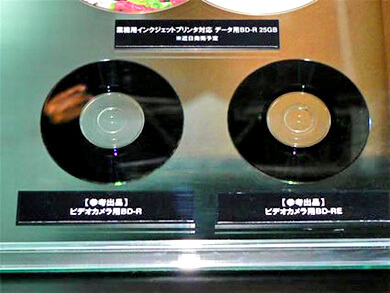 Однослойный 16,5 Гб TDK Blu-ray mini диск. Фото.