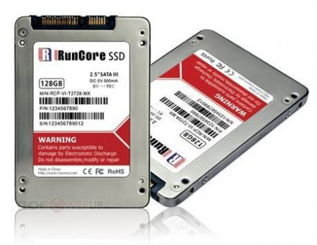 SSD RunCore Pro VI толщиной 7 мм получили 32 МБ кэш-памяти. Фото.