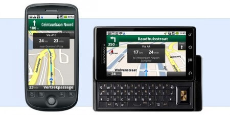 Google Maps Navigation распространяется по Канаде и всей Европе. Фото.