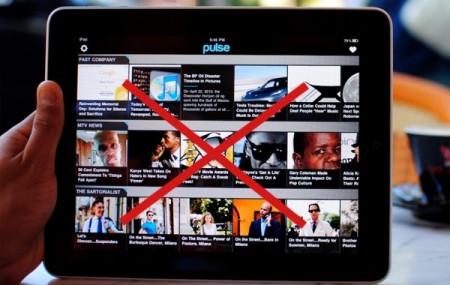 Приложение Pulse Reader для iPad из героя ключевой речи превращается в ничто на AppStore благодаря New York Times. Фото.