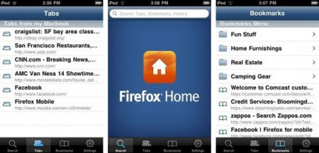 Mozilla Firefox Home для Apple App Store. Фото.