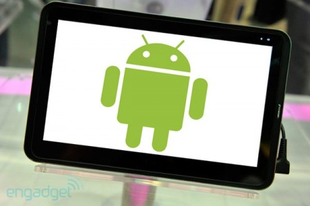 Тизер нового планшетника от LG под управлением Android. Фото.