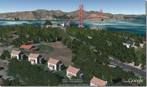 В Google Планета Земля добавлены 3D деревья. Фото.