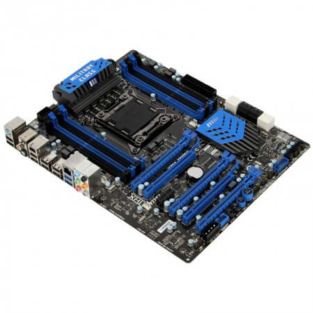 MSI представила еще одну материнскую плату в исполнении LGA 2011 с поддержкой до 128 Гбайт оперативной памяти. Фото.