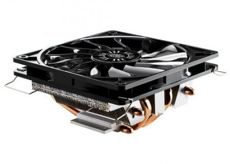 В продаже появился низкопрофильный процессорный кулер Cooler Master Geminii M4. Фото.
