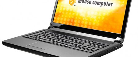 Mouse computer выпустила на локальном рынке новые ноутбуки m-Book P. Фото.