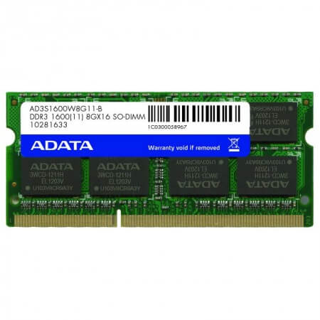 ADATA пополнила линейку модулей памяти Premier моделями DDR3-1600 объемом 8 ГБ. Фото.