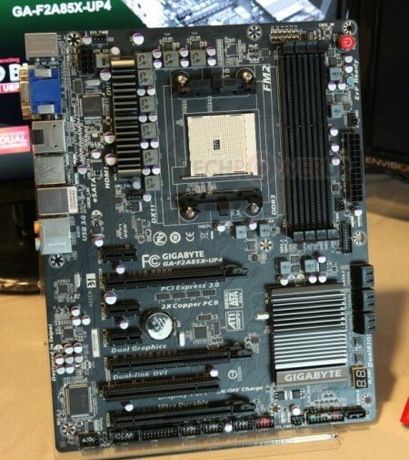 GIGABYTE показала первые материнские платы с сокетом FM2. Фото.
