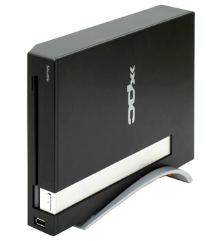 Миниатюрный системный блок Shuttle XPC X100. Фото.