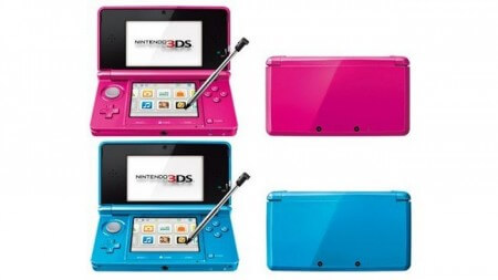 Nintendo 3DS получит два новых цвета. Фото.