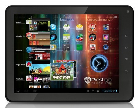 Android 4.0 на планшете Prestigio PMP5080B. Фото.