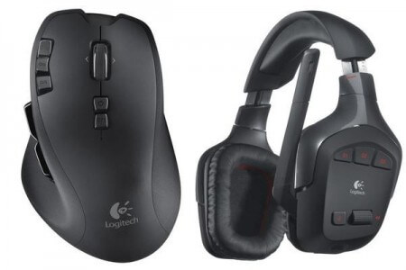 Logitech обрезал провода у мыши и наушников. Фото.