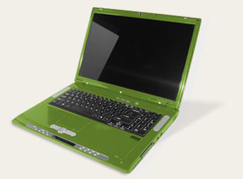 VoodooPC Envy u:734 – ноутбук для любителей игр. Фото.