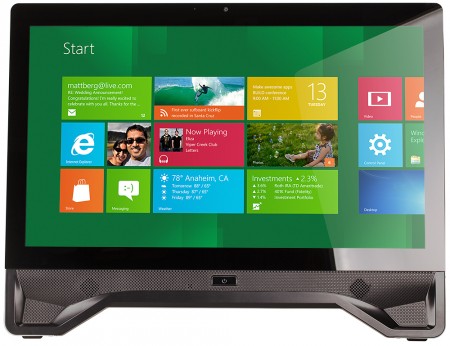 GIGABYTE показала моноблок GB-AE21T под управлением ОС Windows 8. Фото.