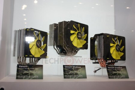 [Computex 2012] Akasa показала процессорный кулер Venom Medusa. Фото.