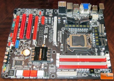 Biostar показала материнскую плату TZ77XE4 для процессоров Ivy Bridge. Фото.