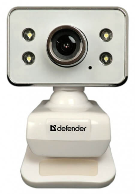 Defender G-lens 321 веб-камера с изящным дизайном и универсальным креплением. Фото.