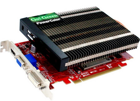 TUL представила видеокарту PowerColor Go! Green Radeon HD 6570. Фото.