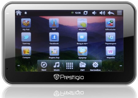 Максимальная функциональность: Prestigio GeoVision 5500 Smart Android. Фото.