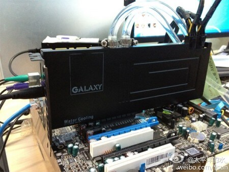 Galaxy готовит видеокарту GeForce GTX 680 с СВО. Фото.