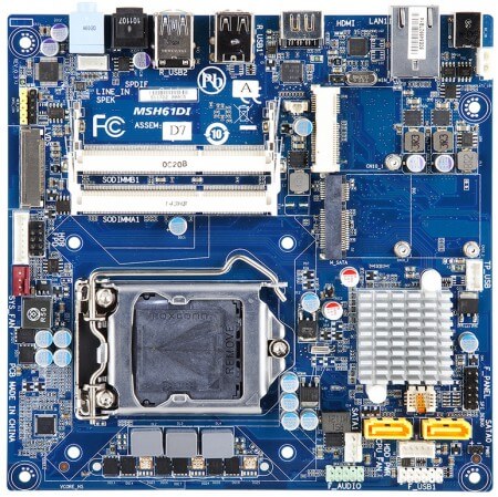 Gigabyte готовит к выходу материнскую плату на чипсете Intel H61. Фото.