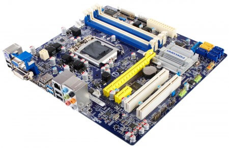 Материнские платы Foxconn H77М. Фото.