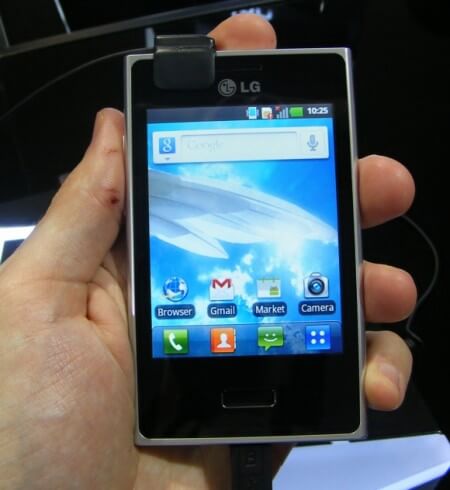 LG Optimus L3 доступен для предзаказа в Великобритании. Фото.