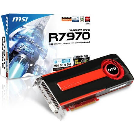MSI готовит к выходу видеокарту Radeon HD 7970. Фото.