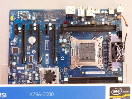 MSI представит несколько плат на чипсете Intel X79 во время IDF 2011. Фото.