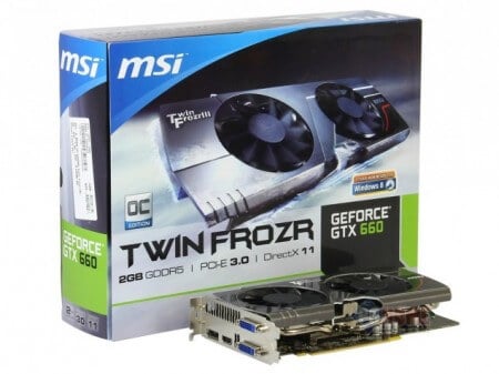 MSI готовит видеокарту GeForce GTX 660 Twin Frozr III OC. Фото.