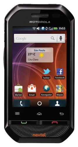 Смартфон Motorola Destino i867 с поддержкой PTT. Фото.
