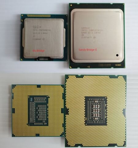 В скором времени выйдут четыре новых CPU Intel Sandy Bridge-EP. Фото.