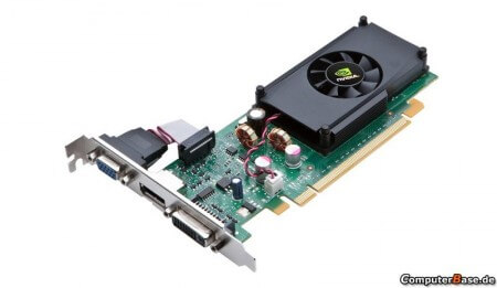 Nvidia расширяет модельный ряд видеокарт адаптером GeForce GT 405. Фото.