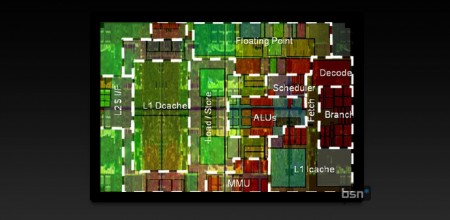 Nvidia Project Denver: восьмиядерный чип с 256 потоковыми процессорами. Фото.