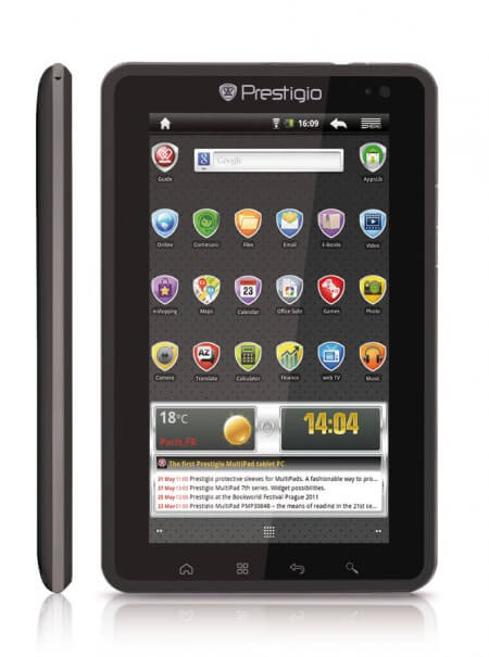 Всегда online: планшет Prestigio MultiPad 7074B с поддержкой 3G. Фото.