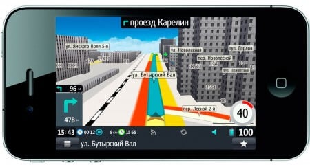 3D-навигация с «пробками» для iPad и iPhone. Фото.