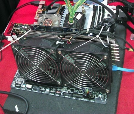 Графическое ядро Radeon HD 7970 разогнано до 1,3 ГГц. Фото.