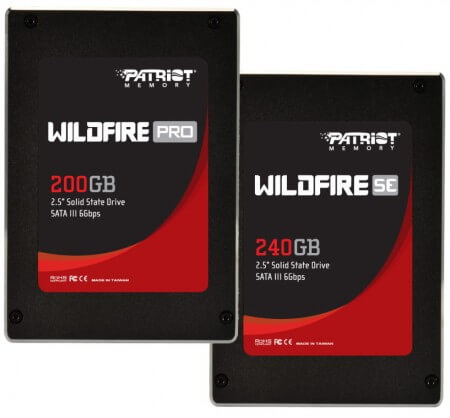 Patriot Memory представила SSD Wildfire Pro и Wildfire SE. Фото.